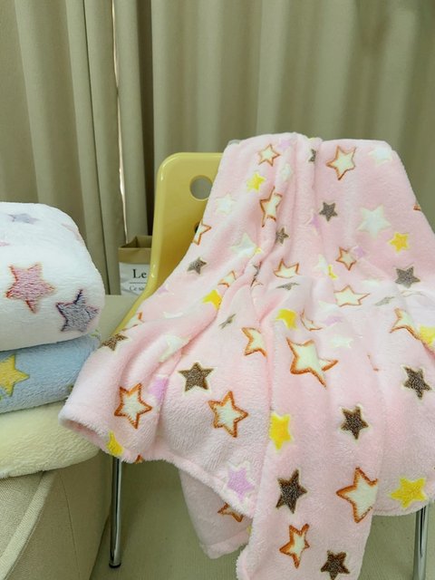 ພິມກາຕູນ star flannel throw blanket home blanket dormitory students home warm leg blanket