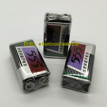  3pcs 555 laminated batteries 9V 6F22 Square multimeter Wireless microphone alarm loudspeaker 1604 Carbon