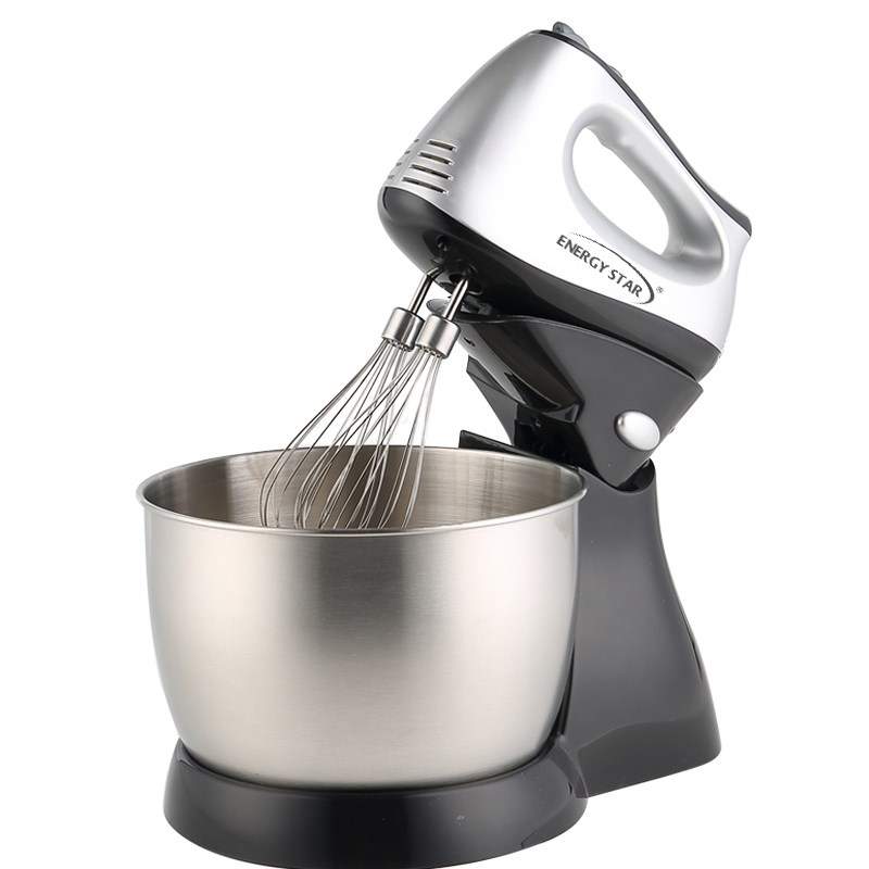 Eggbeater điện hộ gia đình nhỏ nướng đặc biệt tự động kem máy sấy tóc máy tính để bàn bột trộn máy sữa 3 lít - Máy trộn điện máy đánh trứng trộn bột