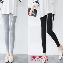 Spring Autumn New Modale Cotton High Waist Beating Underpants Woman Outside Wearing Thin foot big code Tight Fit Slim Fit 90% Autumn Pants