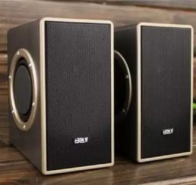 Biaolei BL-A1 gray gold upgraded version of subwoofer Computer speaker Laptop USB speaker
