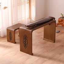 Guqin table resonance calligraphy table special table solid wood paulownia training class kindergarten desk double Chinese table