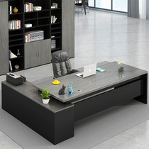 Luxury High-end Boss Table New Chinese Desk Modern Fashion Industrial Wind Single Supervisor Room President Desk