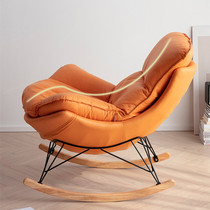 Rocking chair pregnant women soft sofa chair summer banana new Chinese single bedroom luxury Nordic style lazy sofa