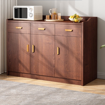 Dining Side Cabinet Nordic Style Living Room Tea Water Cabinet High Cupboard Home Kitchen Countryside Leaning Wall Mobile Shelve Shelf Cupboard