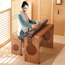 Calligraphy and painting table guqin table childrens calligraphy table home solid wood painting case calligraphy table resonance professional guqin table
