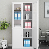 In the second bucket filing cabinet 12 door locker bookcase office home cabinet short Cabinet two door thick accounting certificate cabinet