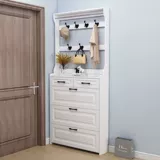 Новый скандинавский ультра -тонкий шкаф для шкафа для обуви в двери, ультра -норадовая модель с ящикой плитой, шкаф для хранения дверей для хранения