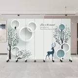 Северный экран перегородка гостиная обложка мобильная складывание мобильной минималистской современной спальни домохозяйство двойное