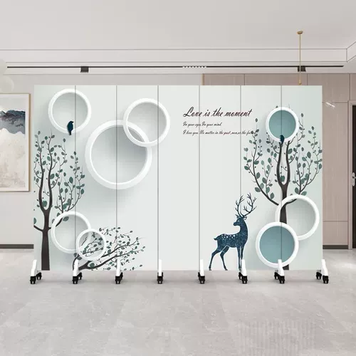 Северный экран перегородка гостиная обложка мобильная складывание мобильной минималистской современной спальни домохозяйство двойное