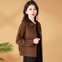 Кофейная осенняя элитная тонкая весенняя куртка для отдыха, подходит для подростков, изысканный стиль