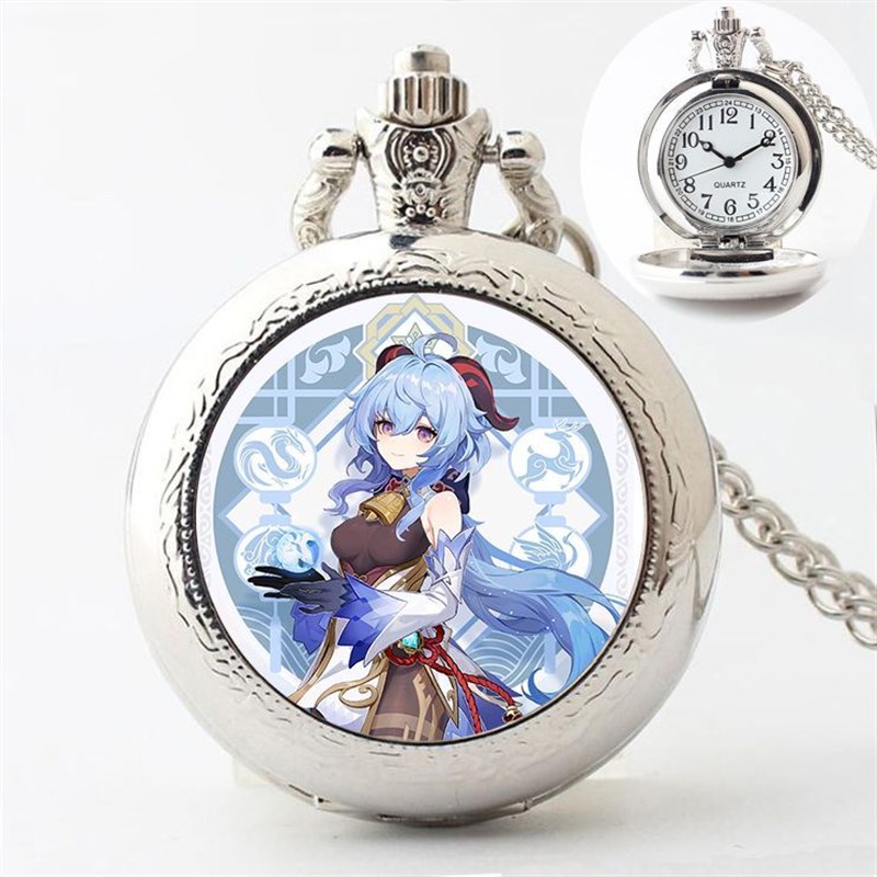 Original God Perimeter Pregnant Watch Flip Floe Quartz Watch Air Fluorescent General Gan Rain Eight Heavy Photos Custom Necklace Table Gift-Taobao