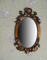 Western European bathroom mirror retro American porch mirror dressing mirror bathroom mirror decoration mirror
