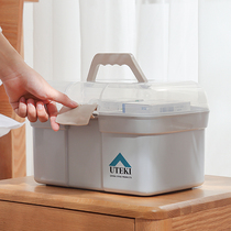 Medicine box small student dormitory medicine box Family first aid box Full set of storage box Medical finishing box Large capacity