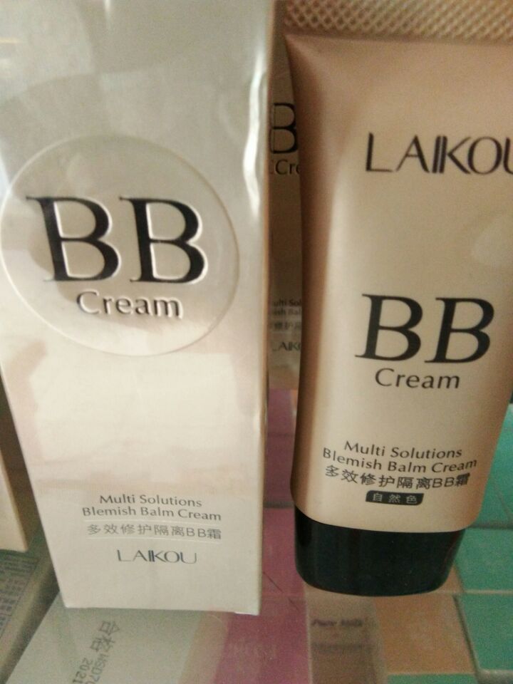 Mua 2 chai để gửi một chai mỹ phẩm Laiwu đa tác dụng cách ly BB cream 50G3 để gửi 2 kem nền bb collagen
