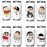 Cốc nước hoạt hình Crayon Shinchan Nohara Shinsuke nhân dân tệ thứ hai bao quanh cốc nam và nữ phim hoạt hình