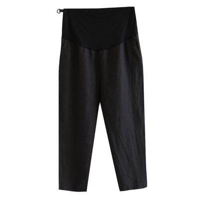 Outwear Summer Thin Casual Cotton and Linen Autumn Maternity Pants — 1