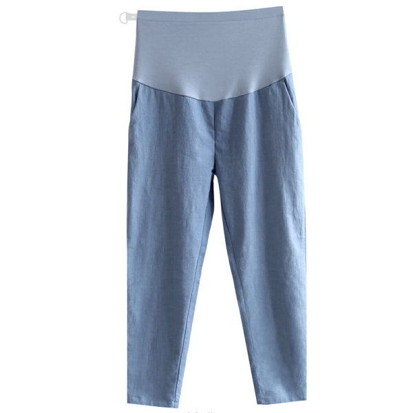 Outwear Summer Thin Casual Cotton and Linen Autumn Maternity Pants — 5