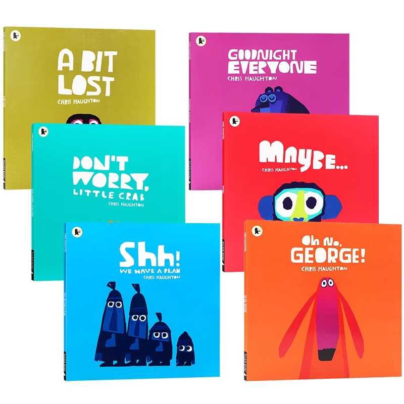 Shh We Have a Plan Oh No George a Bit Lost Shh We Have a Plan Don'T Worry Little Crab Award-Winning Picture Book Paperback by Chris Haughton Emotion Management