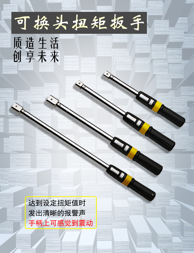 STANLEY Interchangeable head torque wrench SE-02-050 10-50NM