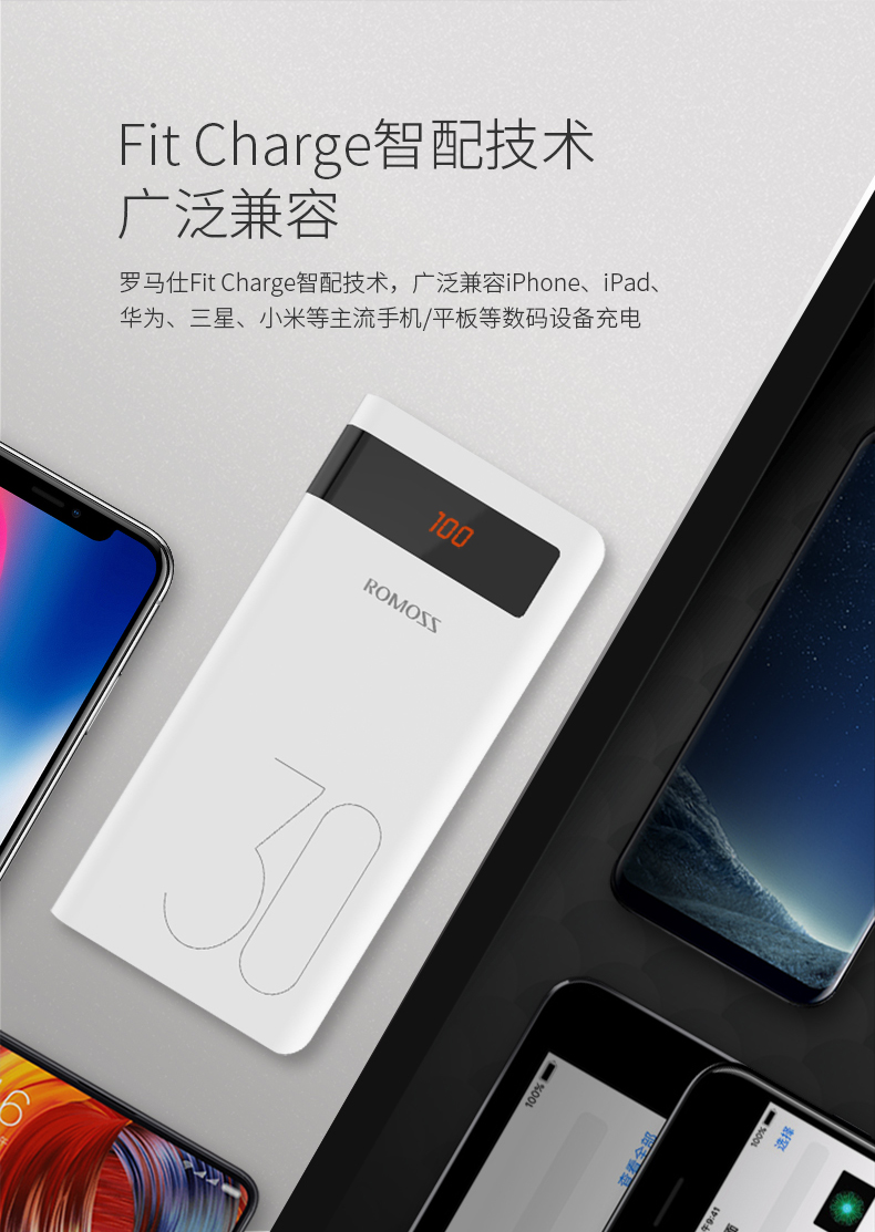 Luoma Shi 30.000 mA sạc kho báu dung lượng lớn phụ trách đèn flash nhanh phí điện thoại di động Huawei Apple Computer phổ điện thoại di động sạc kho báu hàng đầu chính thức vivo xác thực - Ngân hàng điện thoại di động sạc dự phòng anker 10000