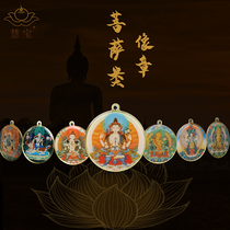 Stage production of quality bronze statue Guanyin Wenshus hand to hide Kumanzas hand mascot with a small listing for the Buddhas hand