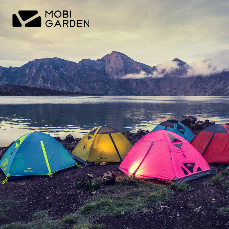 Mugaodi outdoor double-layer rainstorm-proof professional wild camping tent Cold Mountain 2 3air upgrade 2 3 4 people breathable