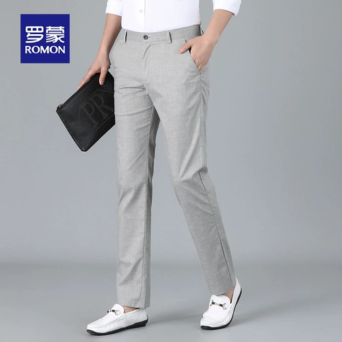 Шелковые летние тонкие спортивные дышащие штаны, из хлопка и льна, свободный прямой крой