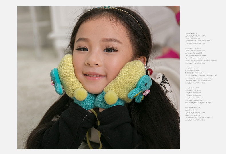 Gants pour fille en de laine - Ref 2149716 Image 11