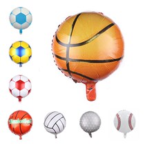 School Games Decorative Props Petrol Ball Positive Round Basketball Balloon Volleyball Rugby Football Cartoon Balloon Trophy