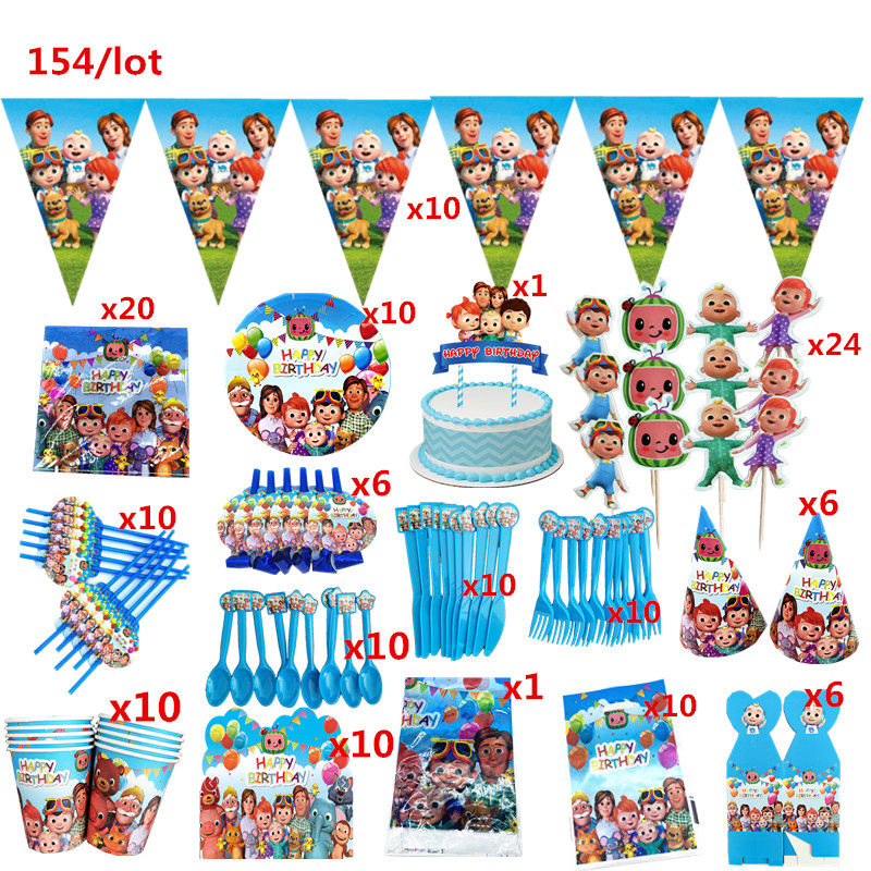 Amazon's new cocomelon children's birthday party decorative items Super Baby party