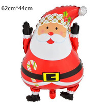 Kindergarten Christmas Balloon Decoration Placement Santa balloons Christmas snowman Balloon Christmas Gift Balloons