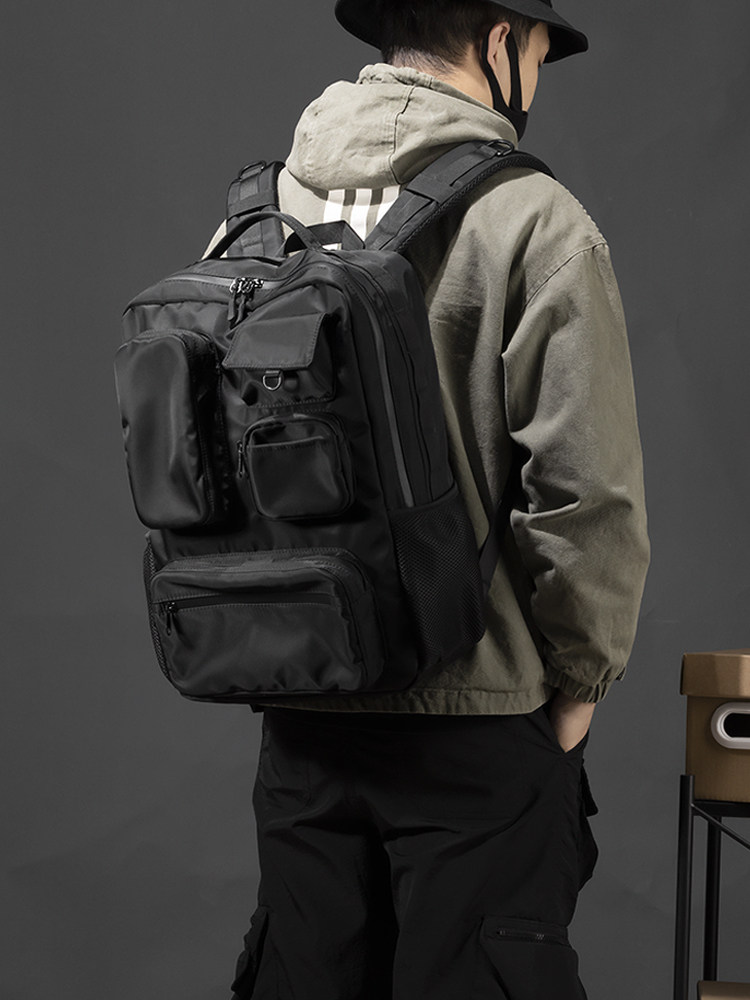 Youmian Niche Design Backpack Men's Trendy Brand Backpack Japanese Style Laptop Bag College Student Travel Backpack Women