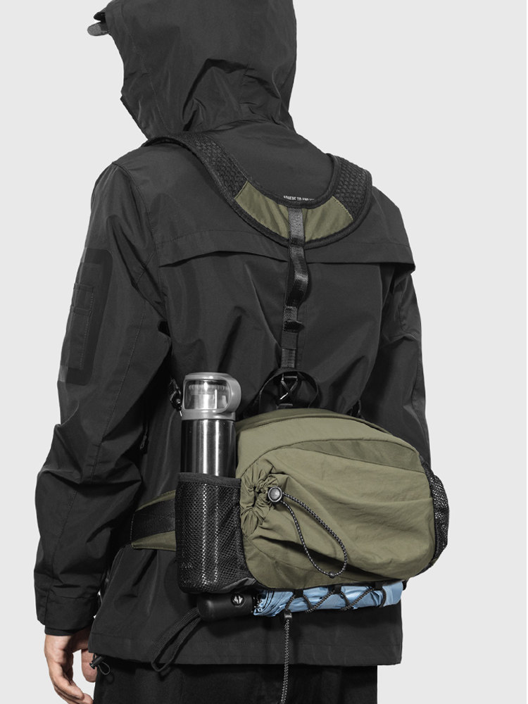 Outdoor Multifunctional Backpack, Unisex, Lightweight Sports Mountaineering Bag, Travel Hiking and Cycling Shoulder Bag, Crossbody Waist Bag