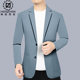 ຊຸດເສື້ອກັນໜາວຜູ້ຊາຍໃນລະດູຮ້ອນບາງໆ ice silk seamless sun protection suit 2024 new style middle-aged men's single top