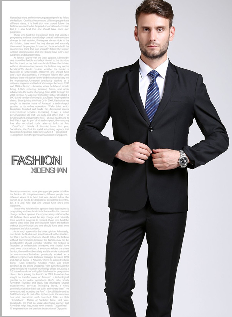 Costume homme en polyester pour automne - Ref 1578550 Image 13