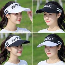 Hat female summer sunshade sun sun hat summer outdoor sports running without top cap cap man