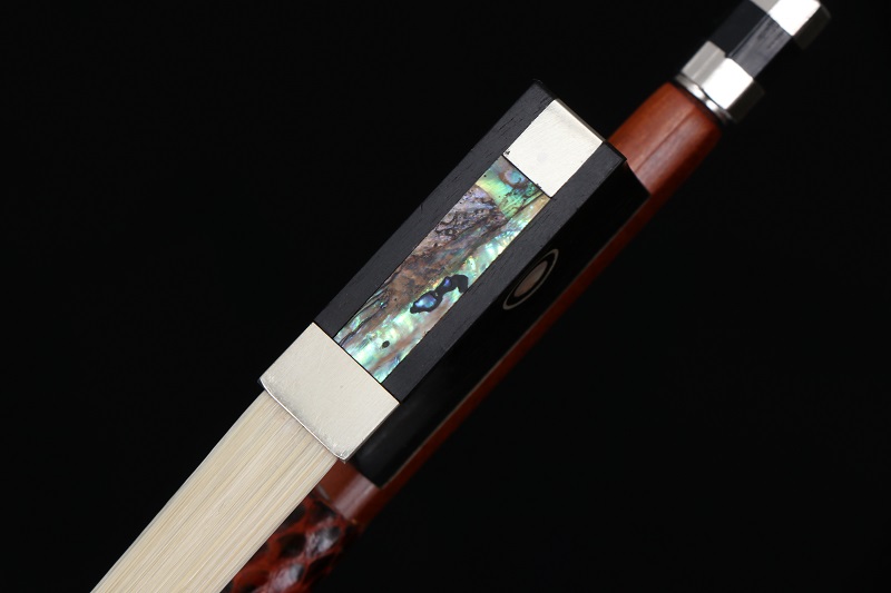 High-grade violin bow children adult practice exam bow rod Brazilian iron fan wood Mongolian horsetail bow hair model full