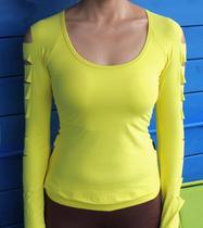 Beautiful arm sports long-sleeved tight casual top vest fitness aerobics yoga square dance running competition