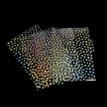 Loose-leaf bezel title page separator page hand account book paging a5a6 plastic 6-hole color laser 4 index pages