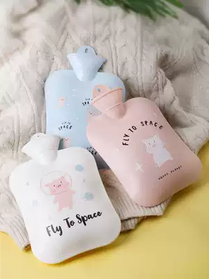 2020 new warm baby hot water bottle female water injection plush cute winter warm hand treasure soft adorable healing system explosion-proof