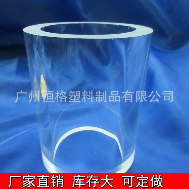 Direct sales acrylic tube white color variety of various specifications transparent tube PMMA organic glass hollow tube fish tank