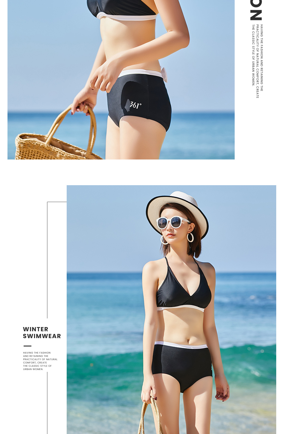 Nước hoa nhỏ 361 độ của phụ nữ tập hợp áo tắm thoáng khí và thoải mái. - Bikinis áo tắm cao cấp