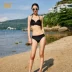 361 độ chia hai mảnh gợi cảm thongs kết hợp với nhau kỳ nghỉ bên bờ biển nhanh chóng làm khô thoải mái áo tắm bikini - Bikinis đồ bơi tay dài nữ Bikinis