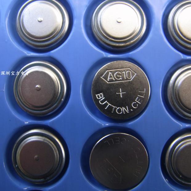 LR54 button battery 189389 LR1130 AG10 L1131 L1131 Calculator battery 100 grain 8 Yuan