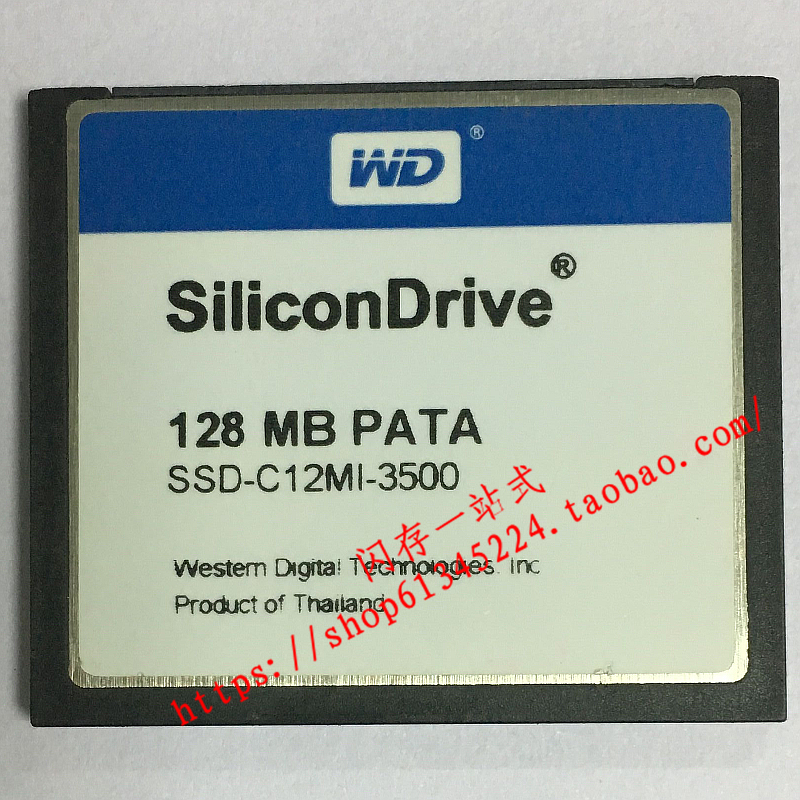 WD CF 128M SILICON DRIVE CF Card 128MB SSD-C12M PATA for industrial cnc