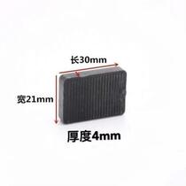 Glass spacer gasket for broken bridge special doors and windows 6 mm thickness solid gasket tempered glass fixed installation pad