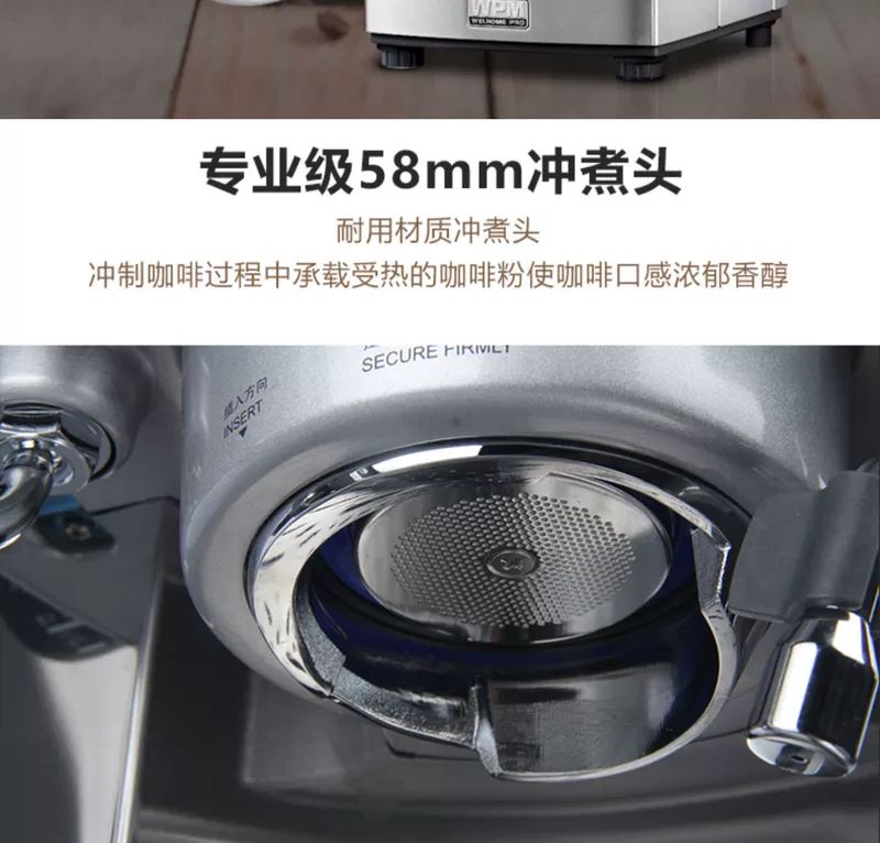 Máy pha cà phê Welhome / 惠 家 KD-210S2 tại nhà chuyên nghiệp bán tự động tạo bọt kiểu hơi nước - Máy pha cà phê