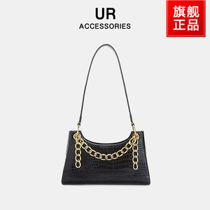 【UR】鳄鱼纹法国小众高级单肩包