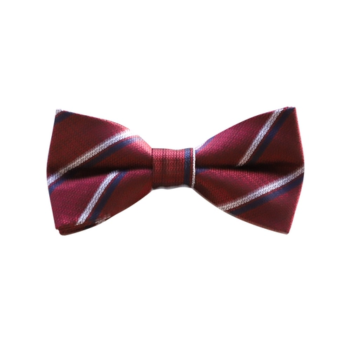 Высококлассная бордовая галстук-бабочка с бантиком, корейская рубашка, подарочная коробка